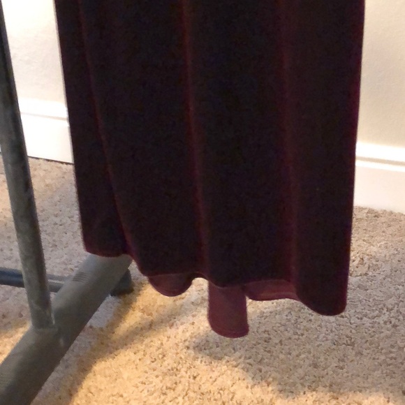 Vintage Purple velvet halter Prom dress - Picture 6 of 6